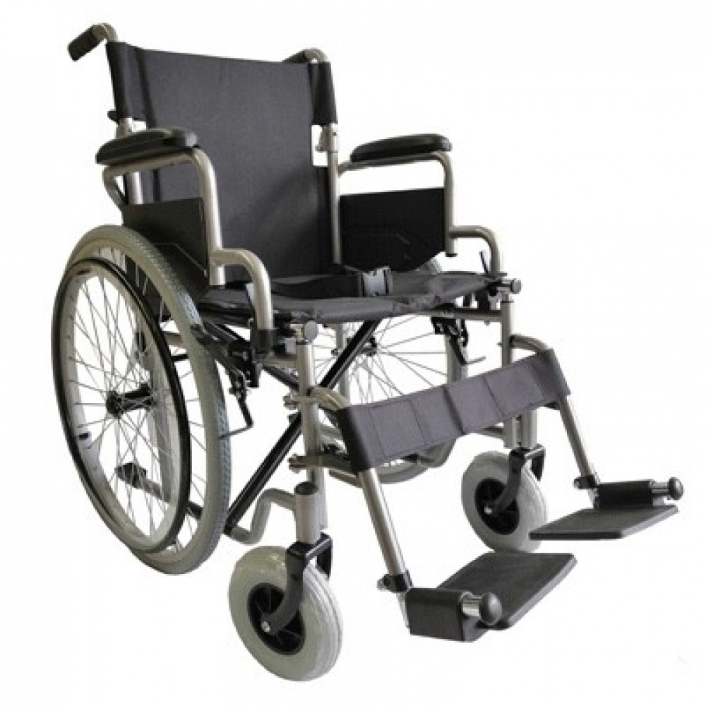 Αναπηρικό Αμαξίδιο, Πτυσσόμενο, Πλαϊνών Τύπου Flip Up. Πλάτος Καθίσματος 46cm. Γκρι. PRO MEDICAL PW020118Q.
