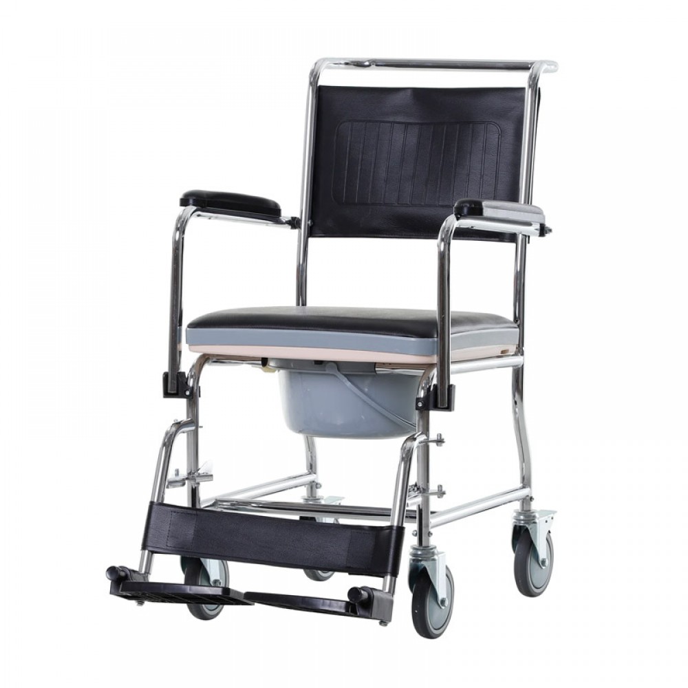 Αδιάβροχο Αναπηρικό Αμαξίδιο με Αφαιρούμενη Τουαλέτα 