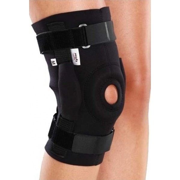 Επιγονατίδα Neoprene με Πλάγιες Μπανέλες Πολυκεντρικής Διάρθρωσης. Μήκος 30cm. ΟΙΚ/420 Ortholand.  Επιγονατίδα Neoprene με Πλάγιες Μπανέλες Πολυκεντρικής Διάρθρωσης. Μήκος 30cm. ΟΙΚ/420 Ortholand.