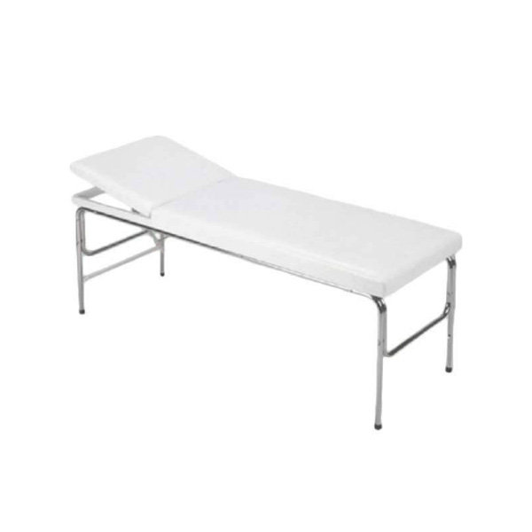 Εξεταστική κλίνη με ίσιο προσκέφαλο - T2S1 - Λευκή Δερματίνη Εξεταστική κλίνη με ίσιο προσκέφαλο - T2S1 - Λευκή Δερματίνη