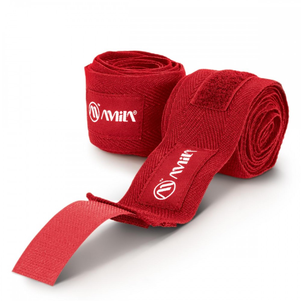 Μπαντάζ Πυγμαχίας AMILA HandWrap 3m Κόκκινο Μπαντάζ Πυγμαχίας AMILA HandWrap 3m Κόκκινο
