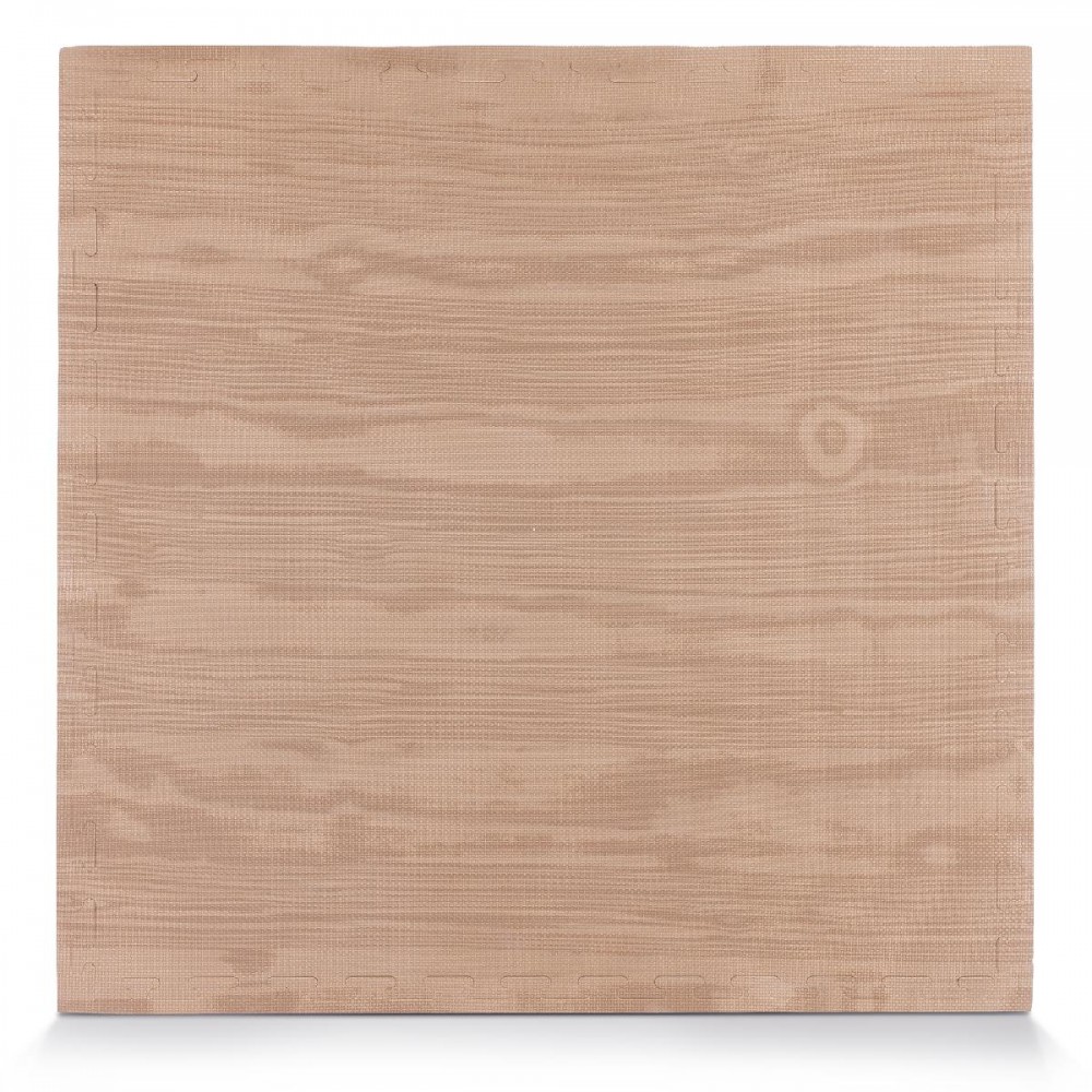 Δάπεδο Προστασίας Puzzle EVA 100x100x2 cm – Ξύλο / Γκρι