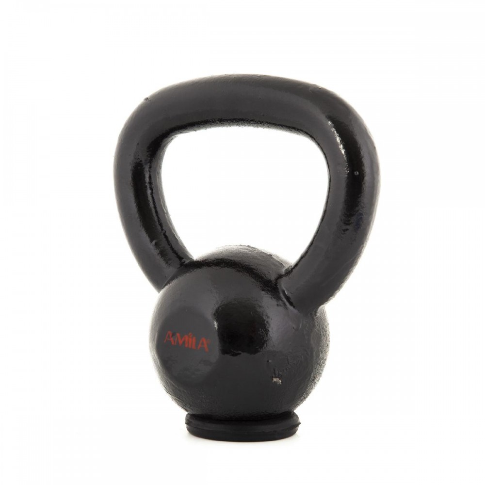 AMILA Kettlebell Cast Iron Rubber Base 4Kg