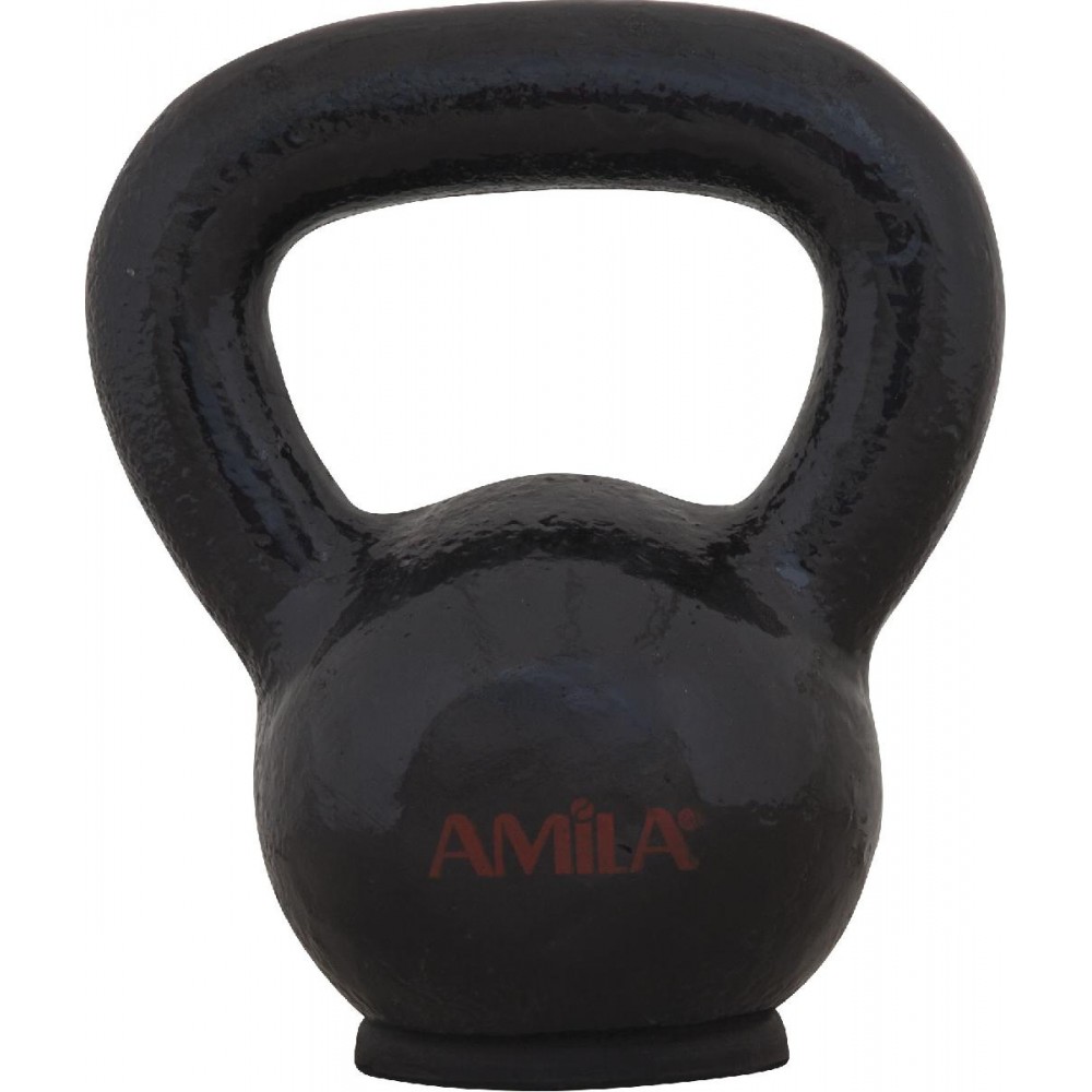 AMILA Kettlebell Cast Iron Rubber Base 6Kg