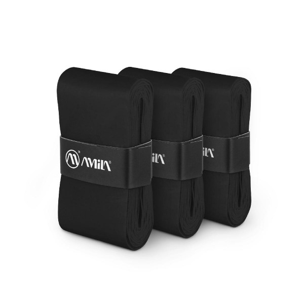 Ταινία Λαβής Ρακετών AMILA Overgrip Μαύρο 3 Τεμ Ταινία Λαβής Ρακετών AMILA Overgrip Μαύρο 3 Τεμ