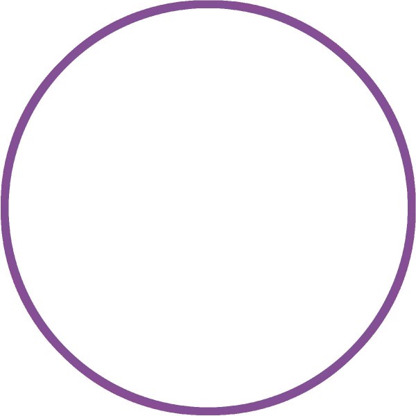 Χούλα-Χουπ 70cm - Φ19mm - 260gr, Μωβ
