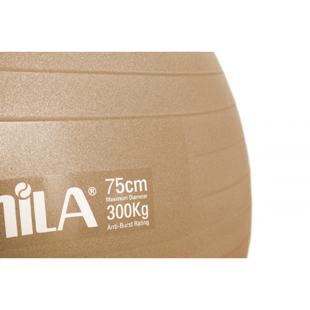 Μπάλα Γυμναστικής AMILA GYMBALL 75cm Χρυσή Bulk