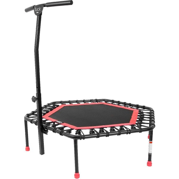 Εξάγωνο Τραμπολίνο με Λαβή Στήριξης Ροζ
