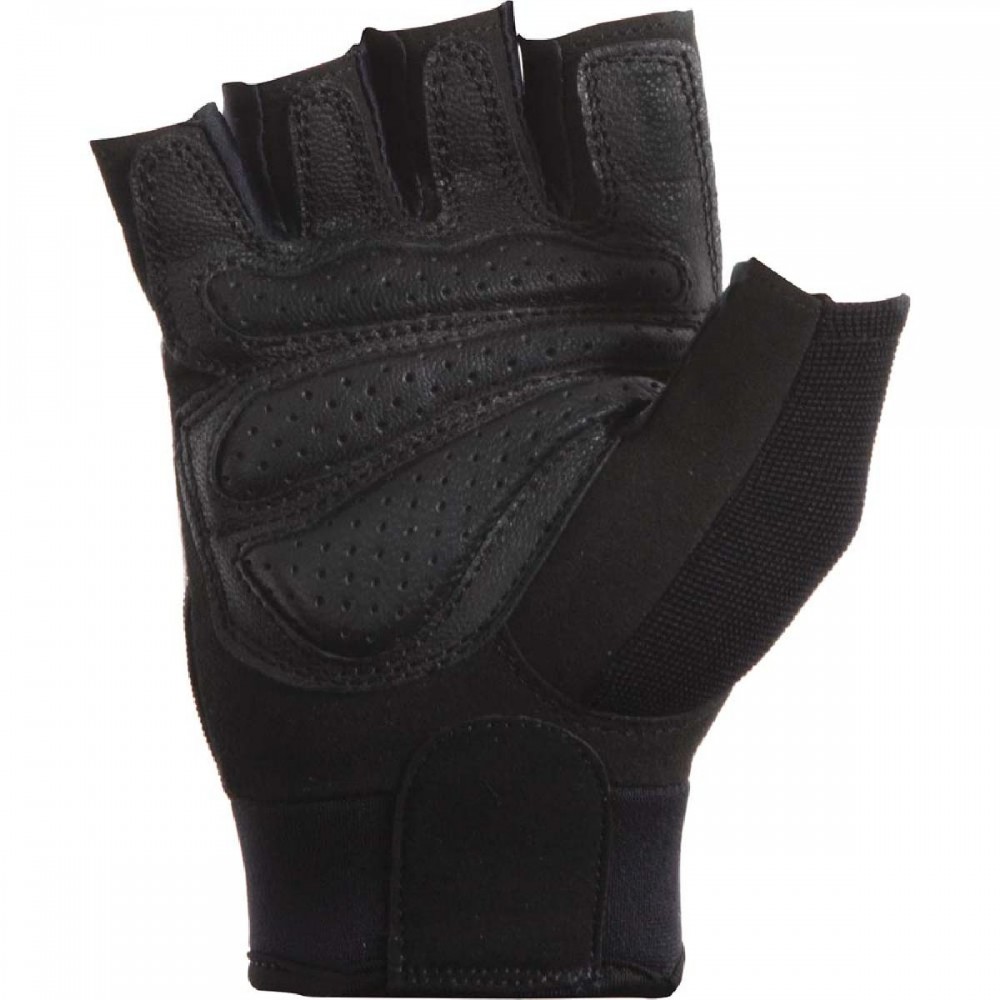 Γάντια Άρσης Βαρών AMILA Leather Μαύρο/Γκρι XXL
