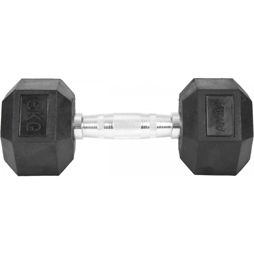 Αλτήρας Εξάγωνος Rubber Cover Class A - 8,0Kg Αλτήρας Εξάγωνος Rubber Cover Class A - 8,0Kg
