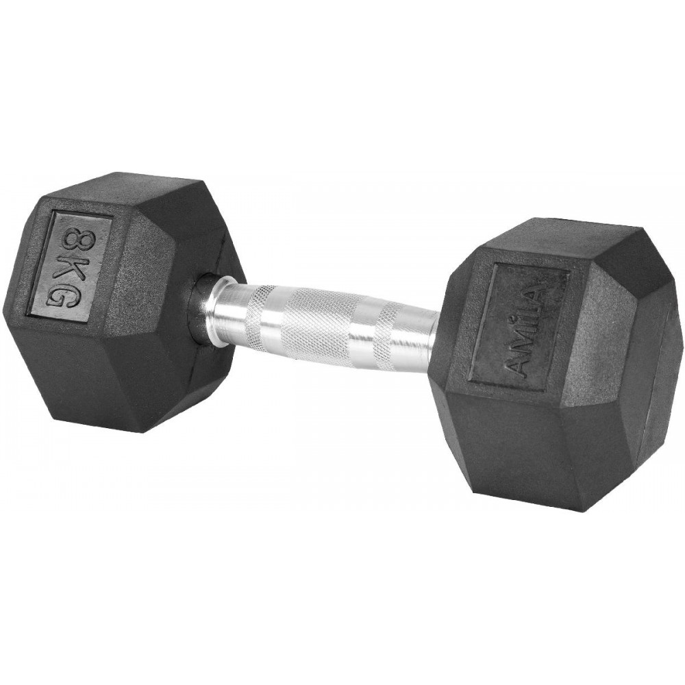 Αλτήρας Εξάγωνος Rubber Cover Class A - 8,0Kg Αλτήρας Εξάγωνος Rubber Cover Class A - 8,0Kg