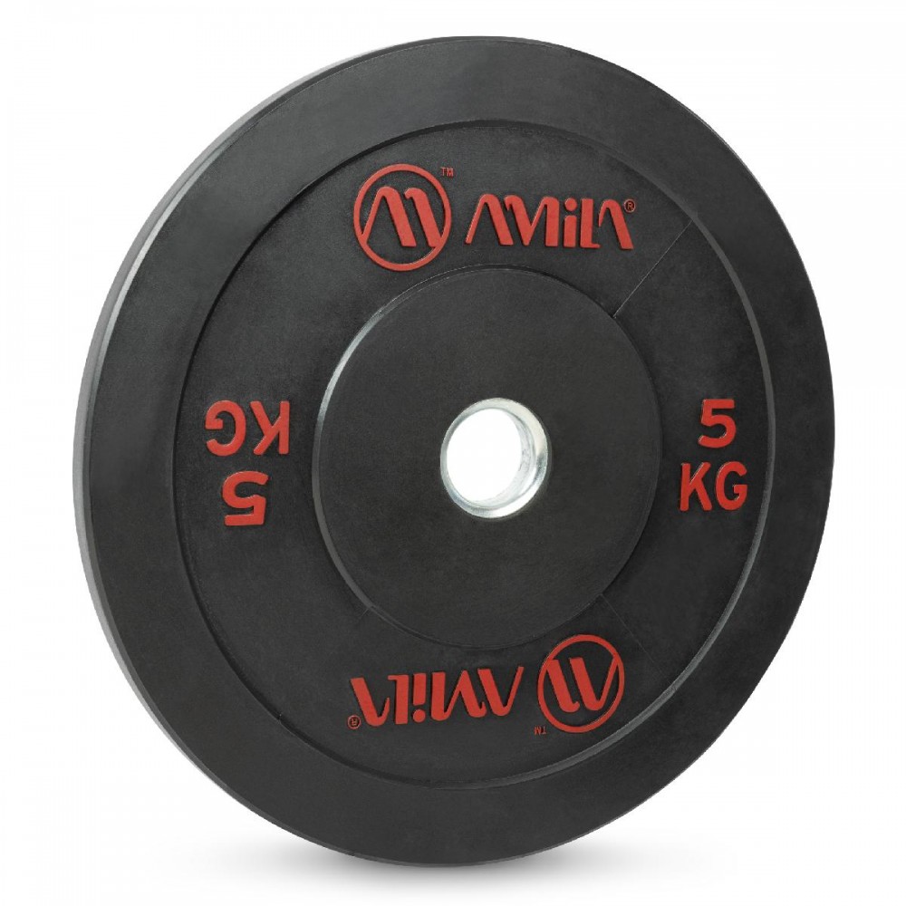 Δίσκος AMILA Black R Bumper Slim 50mm 5Kg Δίσκος AMILA Black R Bumper Slim 50mm 5Kg