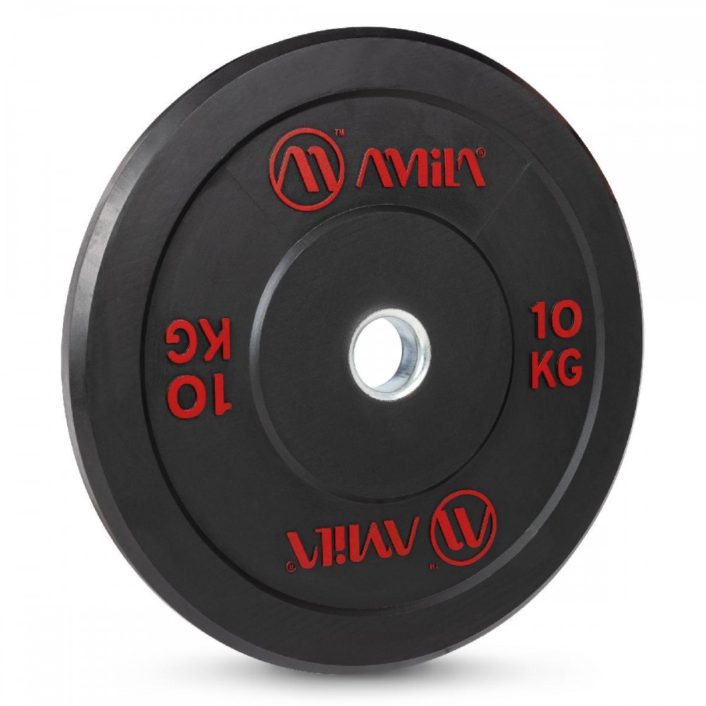Δίσκος AMILA Black R Bumper Slim 50mm 10Kg Δίσκος AMILA Black R Bumper Slim 50mm 10Kg