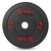 Δίσκος AMILA Black R Bumper Slim 50mm 15Kg Δίσκος AMILA Black R Bumper Slim 50mm 15Kg