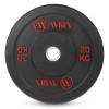 Δίσκος AMILA Black R Bumper Slim 50mm 20Kg Δίσκος AMILA Black R Bumper Slim 50mm 20Kg