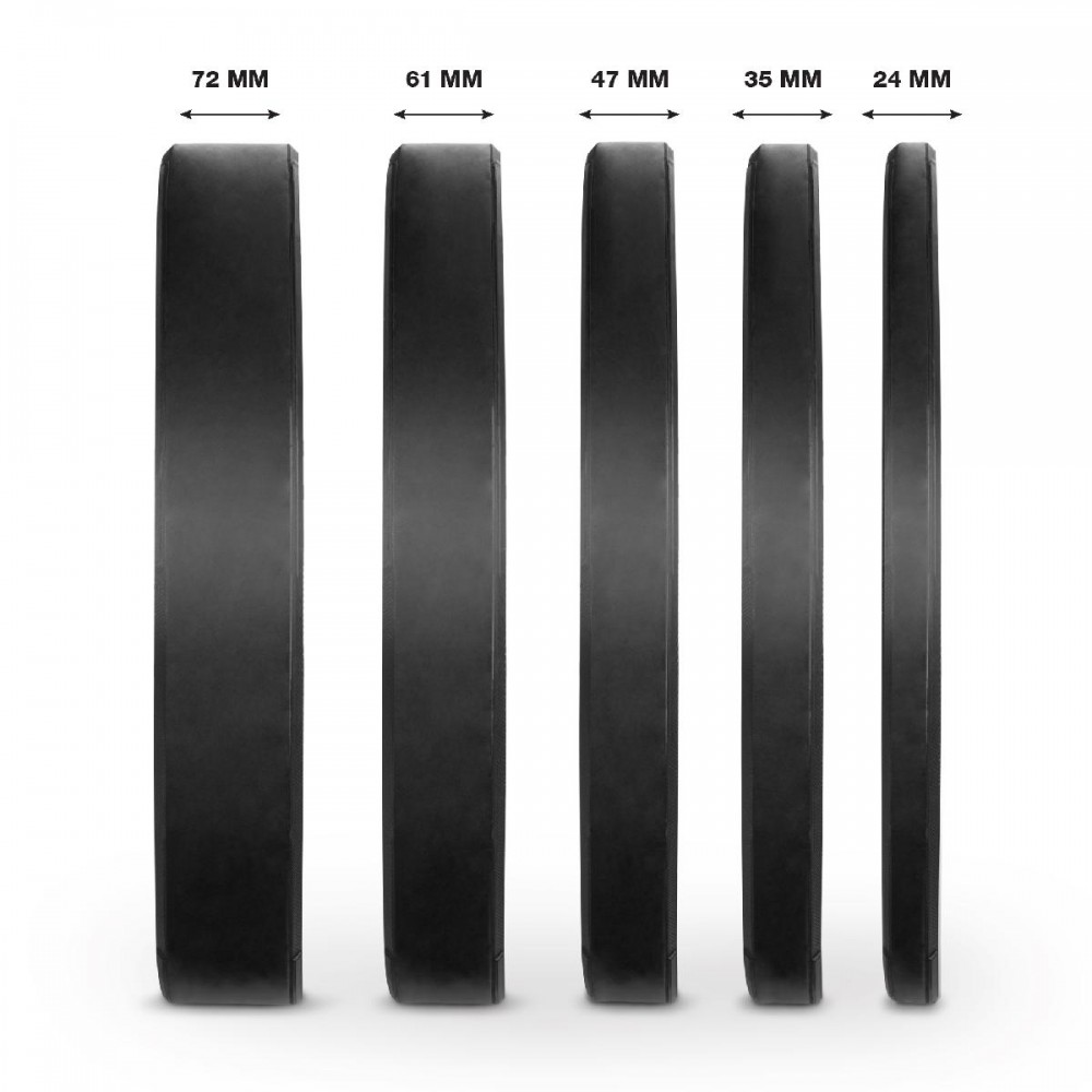 Δίσκος AMILA Black W Bumper Slim 50mm 20Kg Δίσκος AMILA Black W Bumper Slim 50mm 20Kg