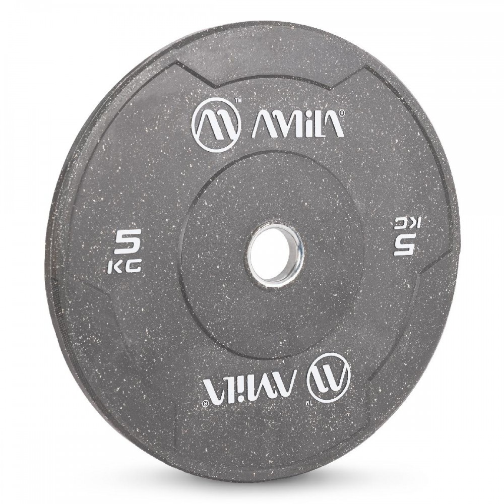 Δίσκος Color Bumper Plate Slim 50 mm 5 kg – Γκρι