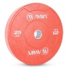 Δίσκος Color Bumper Plate Slim 50 mm 25 kg – Κόκκινο