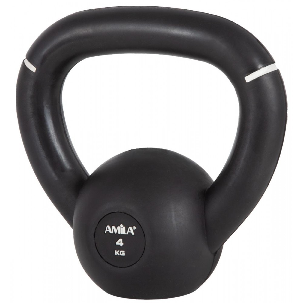 AMILA Kettlebell Original Rubber 4Kg AMILA Kettlebell Original Rubber 4Kg