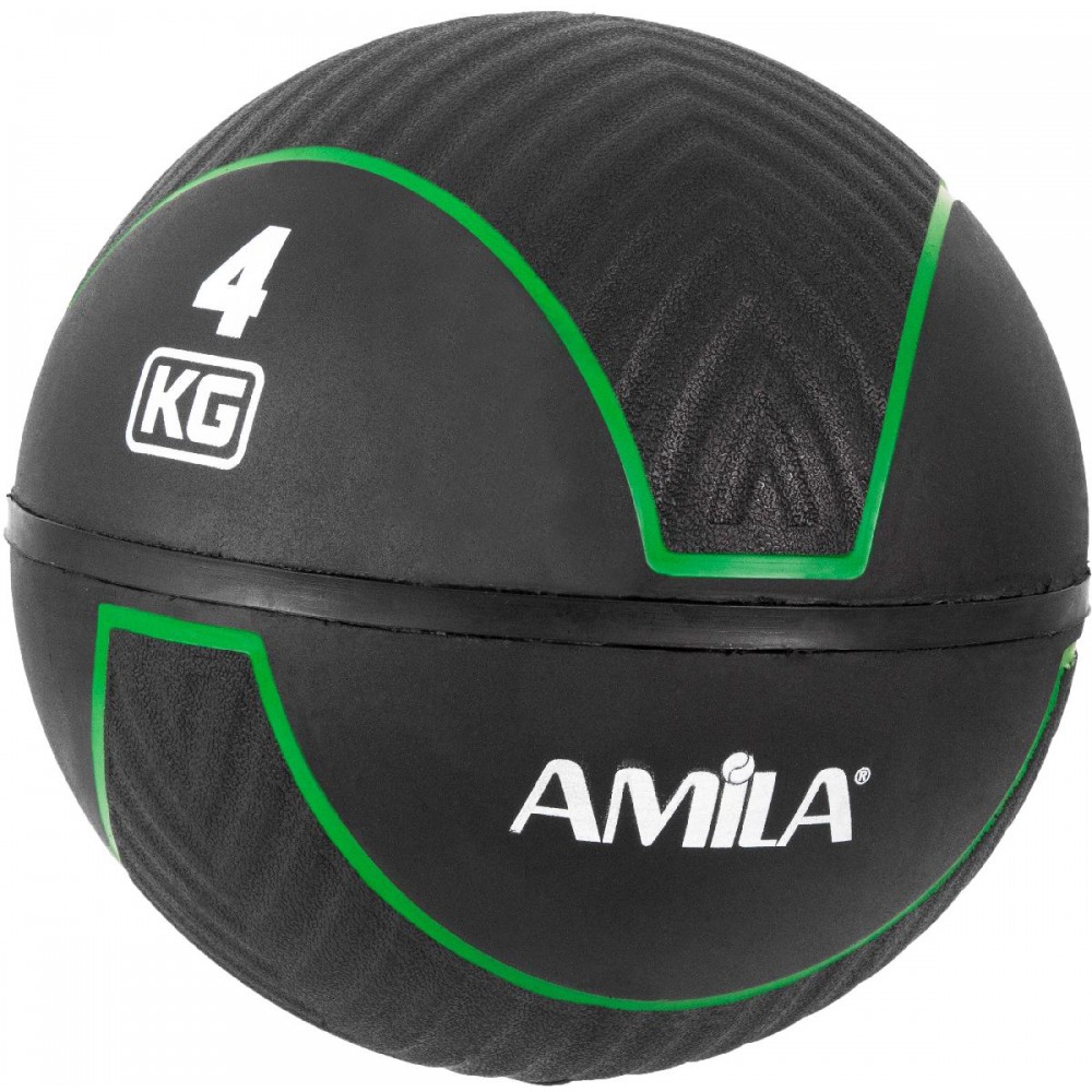 Μπάλα AMILA Medicine Ball HQ Rubber 4Kg Μπάλα AMILA Medicine Ball HQ Rubber 4Kg