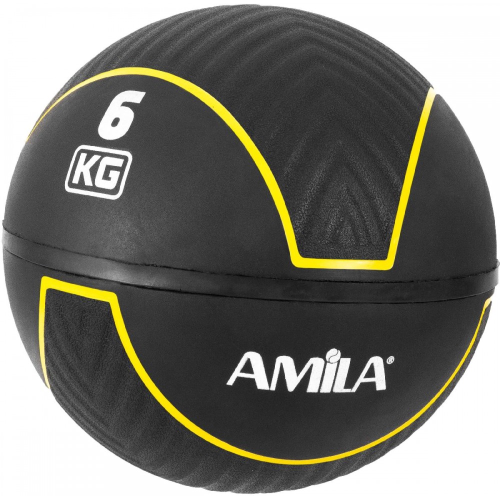 Μπάλα AMILA Medicine Ball HQ Rubber 6Kg Μπάλα AMILA Medicine Ball HQ Rubber 6Kg
