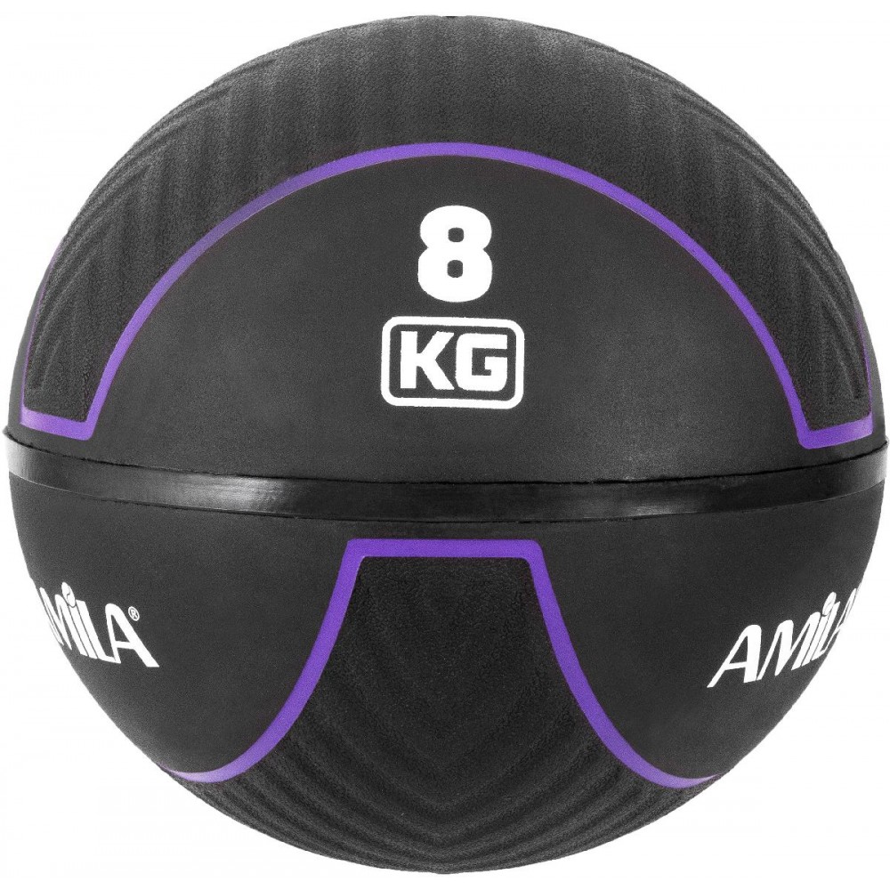 Μπάλα AMILA Medicine Ball HQ Rubber 8Kg Μπάλα AMILA Medicine Ball HQ Rubber 8Kg