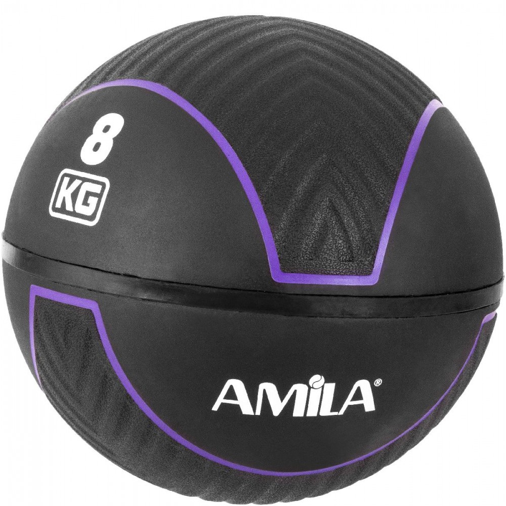 Μπάλα AMILA Medicine Ball HQ Rubber 8Kg Μπάλα AMILA Medicine Ball HQ Rubber 8Kg