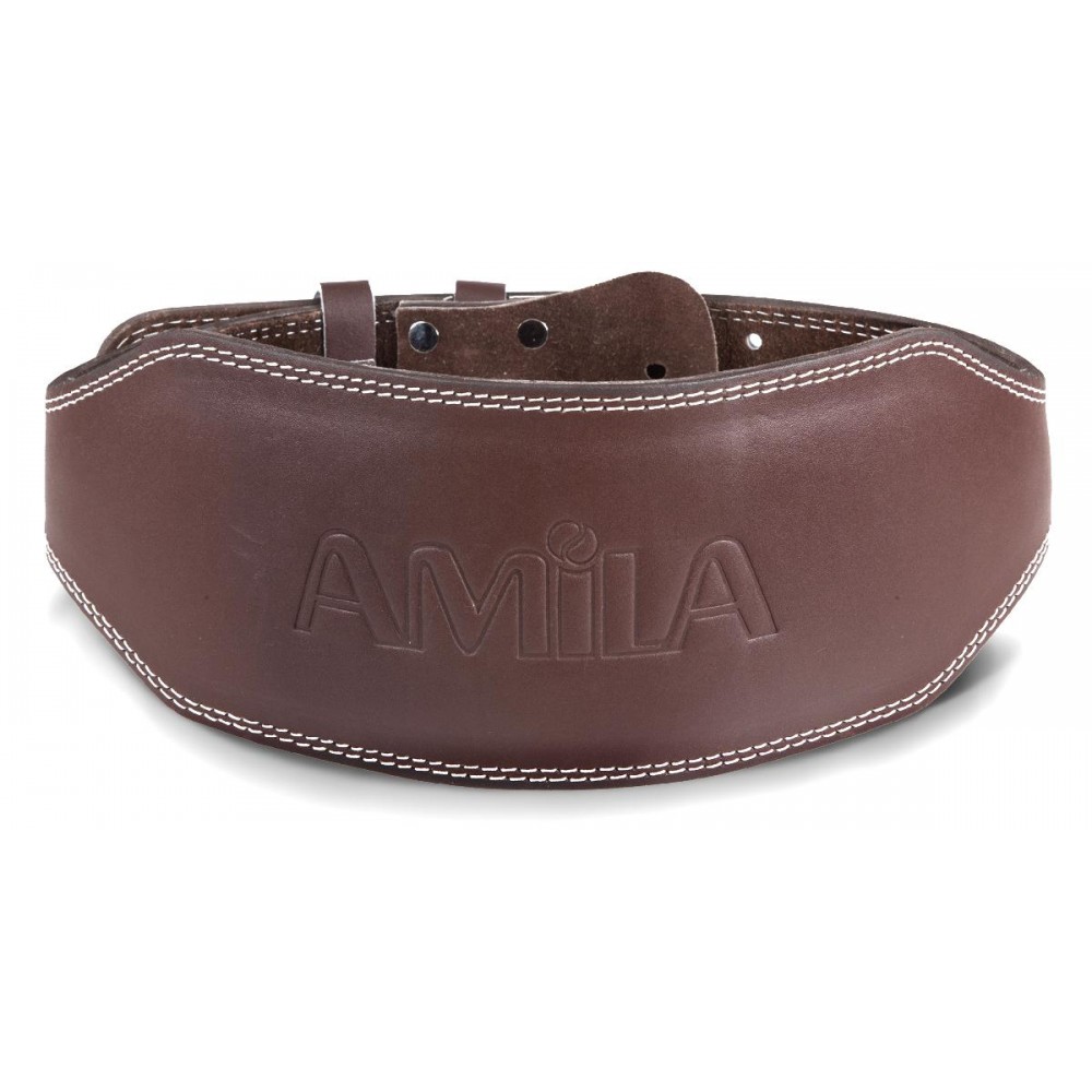 Ζώνη Άρσης Βαρών AMILA Δερμάτινη Καφέ B Quality S Ζώνη Άρσης Βαρών AMILA Δερμάτινη Καφέ B Quality S