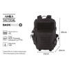 Σακίδιο πλάτης 45L AMILA TACTICAL 2.0, Μαύρο Σακίδιο πλάτης 45L AMILA TACTICAL 2.0, Μαύρο