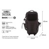 Σακίδιο πλάτης 28L AMILA TACTICAL Small, Μαύρο