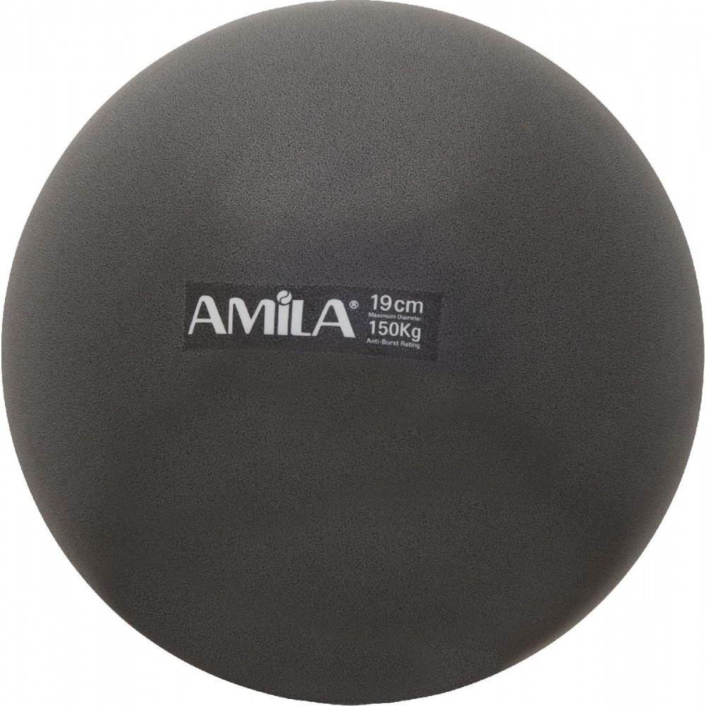 Μπάλα Γυμναστικής AMILA Pilates Ball 19cm Μαύρη