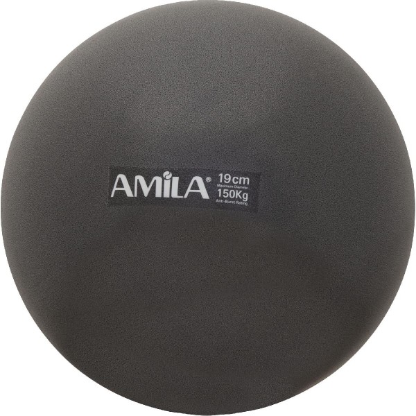 Μπάλα Γυμναστικής AMILA Pilates Ball 19cm Μαύρη
