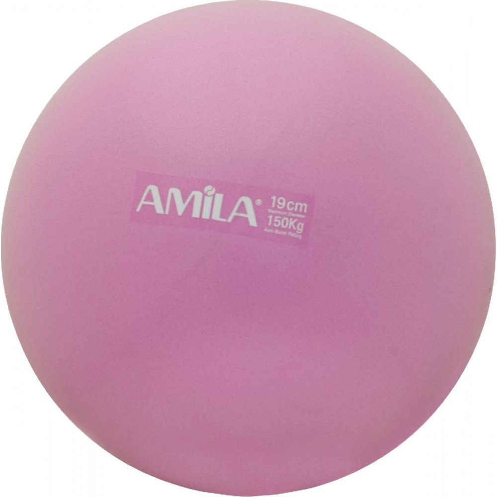 Μπάλα Γυμναστικής AMILA Pilates Ball 19cm Ροζ