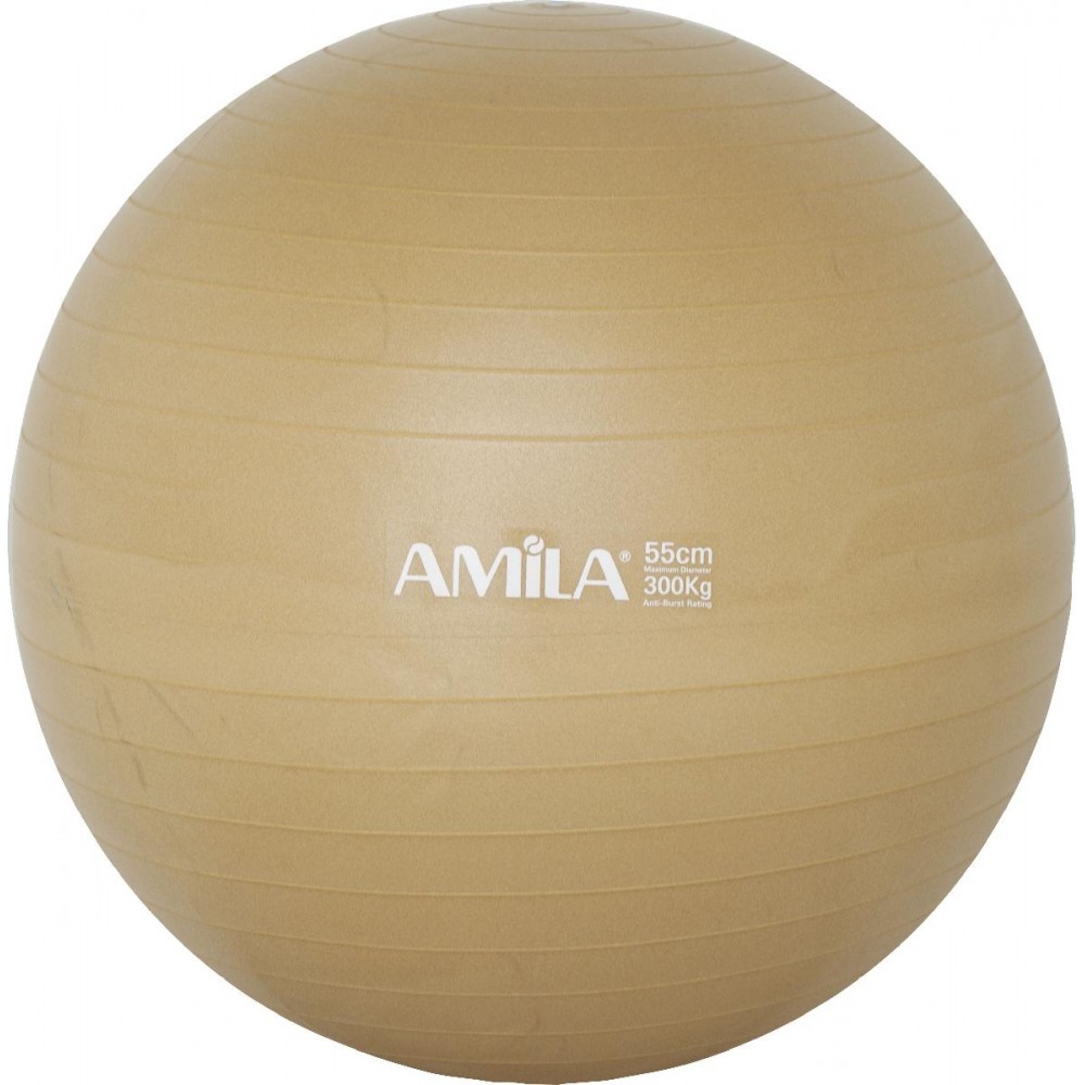 Μπάλα Γυμναστικής AMILA GYMBALL 55cm Χρυσή