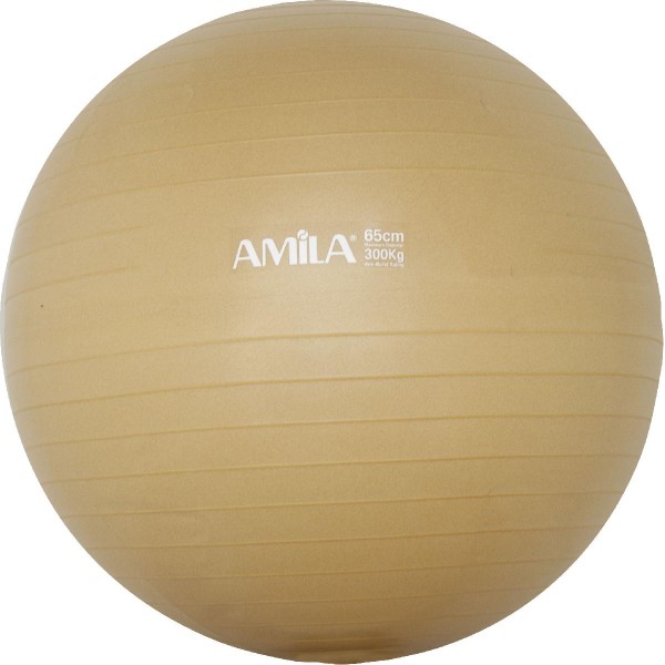 Μπάλα Γυμναστικής AMILA GYMBALL 65cm Χρυσή Μπάλα Γυμναστικής AMILA GYMBALL 65cm Χρυσή