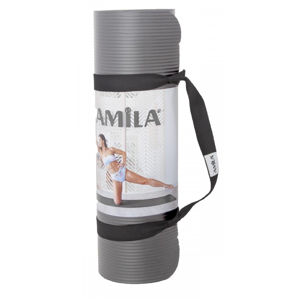 Στρώμα Γυμναστικής NBR 15mm 90Kg 183cm Γκρι Στρώμα Γυμναστικής NBR 15mm 90Kg 183cm Γκρι