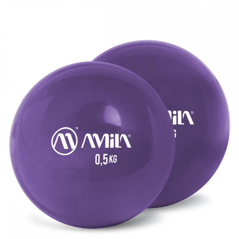 AMILA Palm Ball Two-Pack 0,5Kg Μωβ AMILA Palm Ball Two-Pack 0,5Kg Μωβ