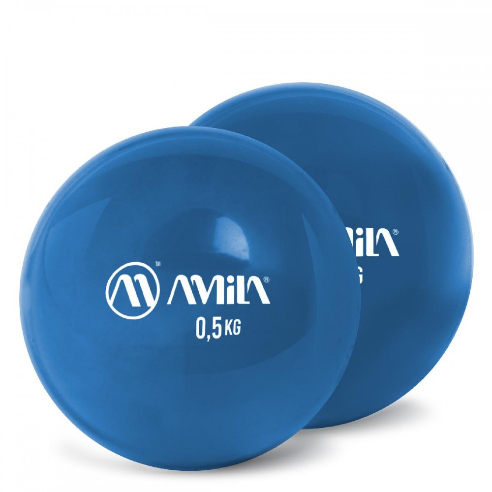 AMILA Palm Ball Two-Pack 0,5Kg Μπλε AMILA Palm Ball Two-Pack 0,5Kg Μπλε