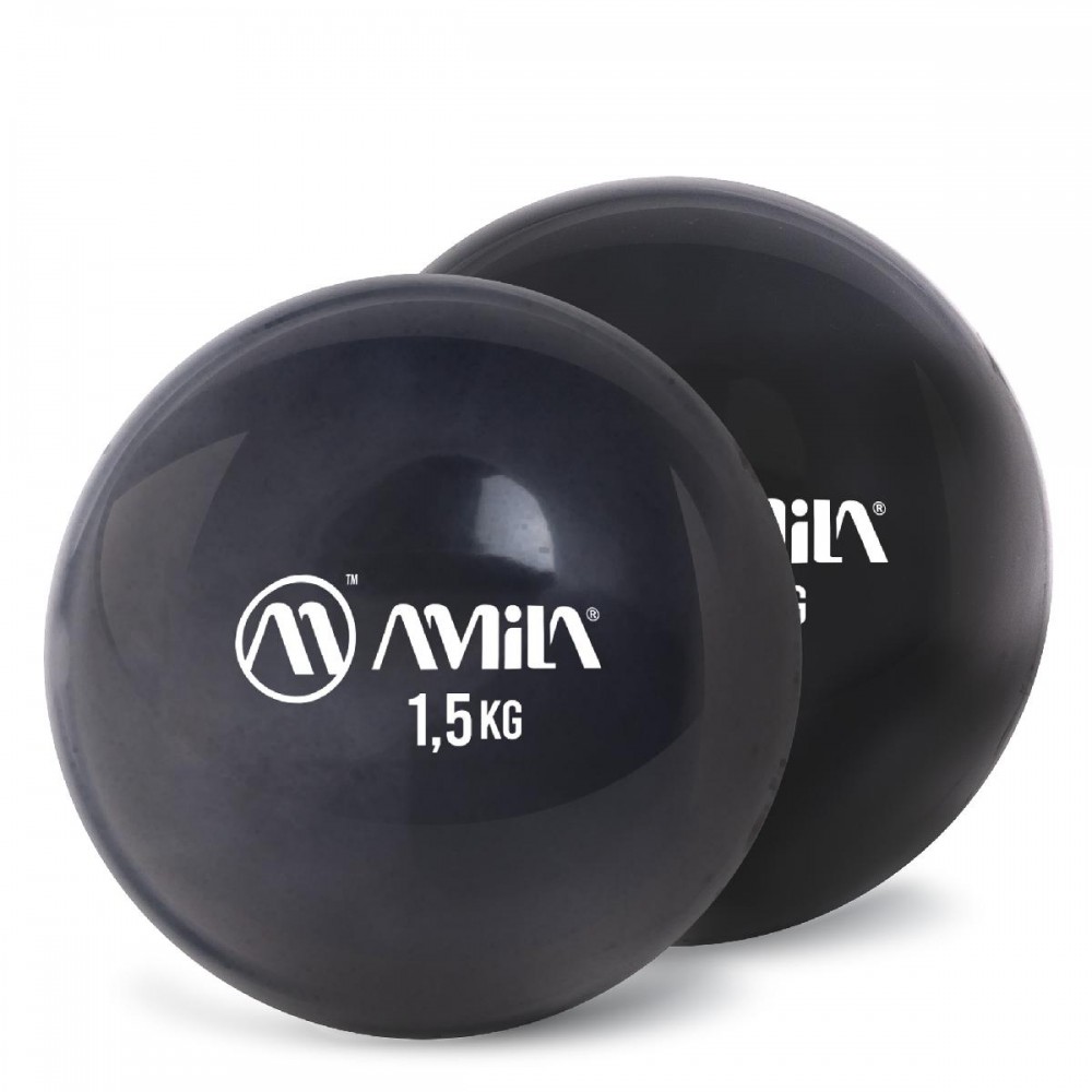 AMILA Palm Ball Two-Pack 1,5Kg Μαύρο AMILA Palm Ball Two-Pack 1,5Kg Μαύρο