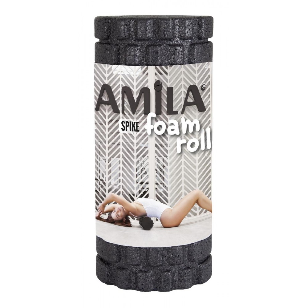 AMILA Foam Roller Spike Φ14x32cm Μαύρο AMILA Foam Roller Spike Φ14x32cm Μαύρο