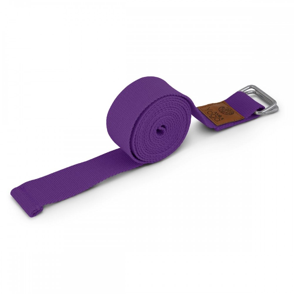 Ζώνη για Power Yoga AMILA Purple Ζώνη για Power Yoga AMILA Purple