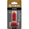 Σφυρίχτρα FOX40 Classic Safety Κόκκινη με Κορδόνι