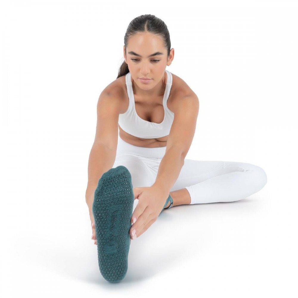 Γυναικείες Κάλτσες Pilates Yoga Trinity Bellulu 39-42–Teal Green Γυναικείες Κάλτσες Pilates Yoga Trinity Bellulu 39-42–Teal Green